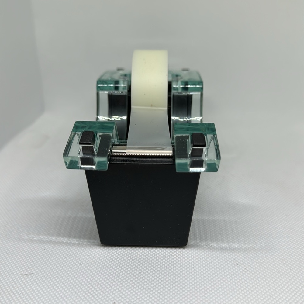 Scotch tape dispenser new in box acrylic and black - Picture 3 of 6